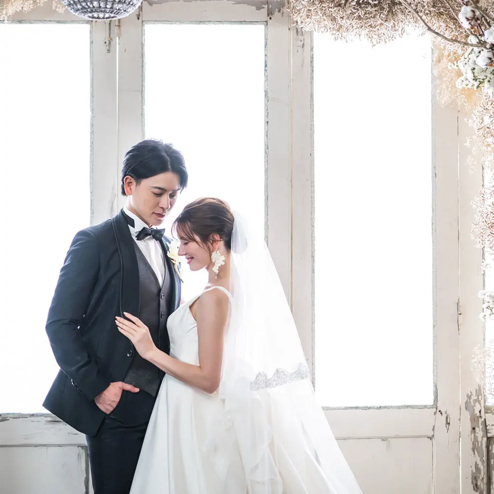 ドレス1点プラン 50カットデータ付き フォトウエディング クラルテ 山形県山形市のフォトウエディングスタジオ